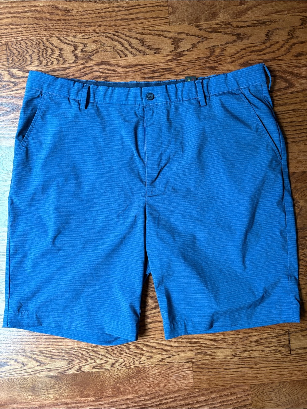 Greg Norman Collection Men's Electric Blue Flat Front Performance Shorts